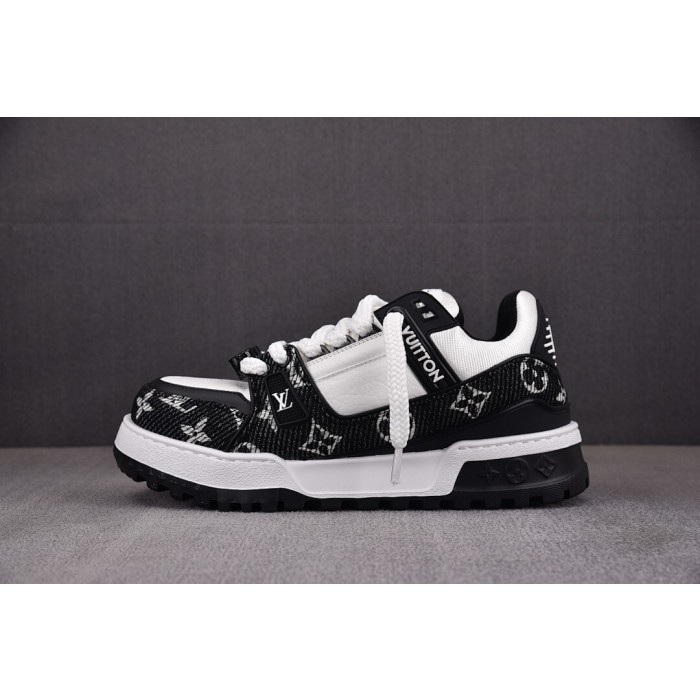 [BQ] 루이비통 LV 트레이너 맥시 스니커즈 데님 블랙 (남성용)