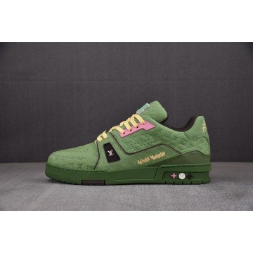 [BQ] 루이비통 LV 트레이너 스니커즈 그린 (남성용)