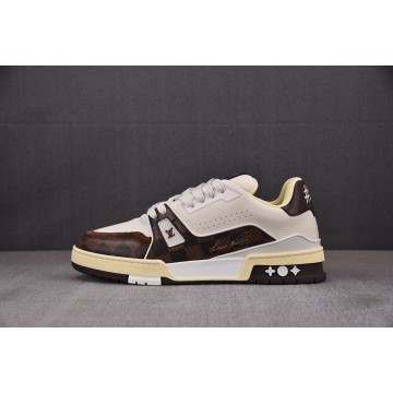 [BQ] 루이비통 LV 트레이너 스니커즈 모카 브라운 (남성용)