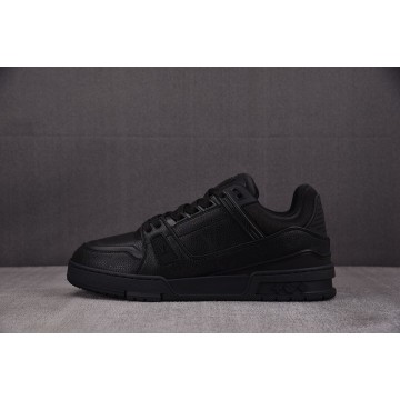 [BQ] 루이비통 LV 트레이너 스니커즈 블랙 (남성용)