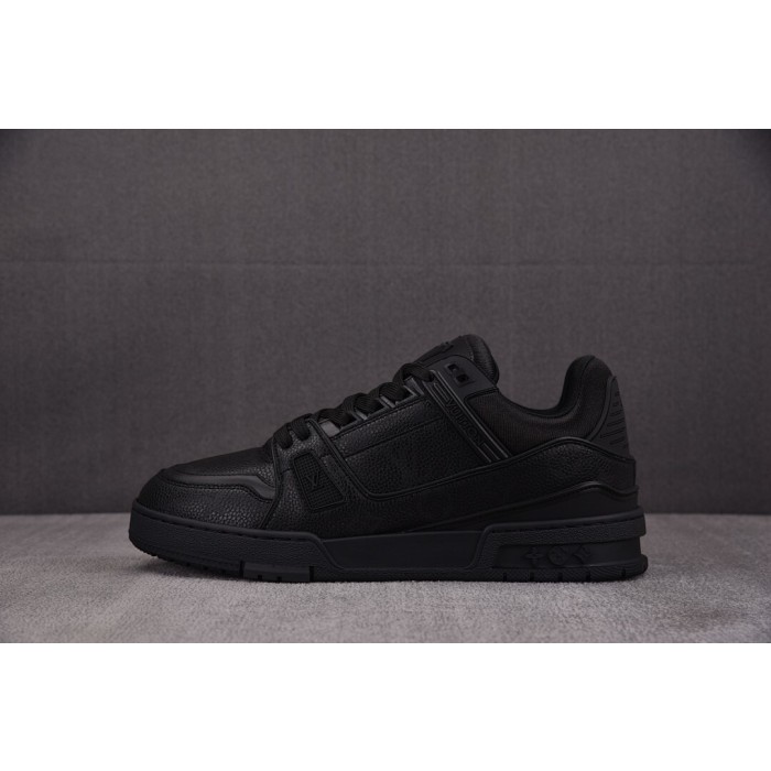 [BQ] 루이비통 LV 트레이너 스니커즈 블랙 (남성용)