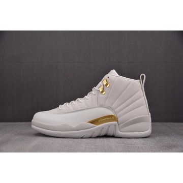 [DG] 조던12 레트로 우먼스 팬덤 화이트 메탈릭 골드 (남성용)