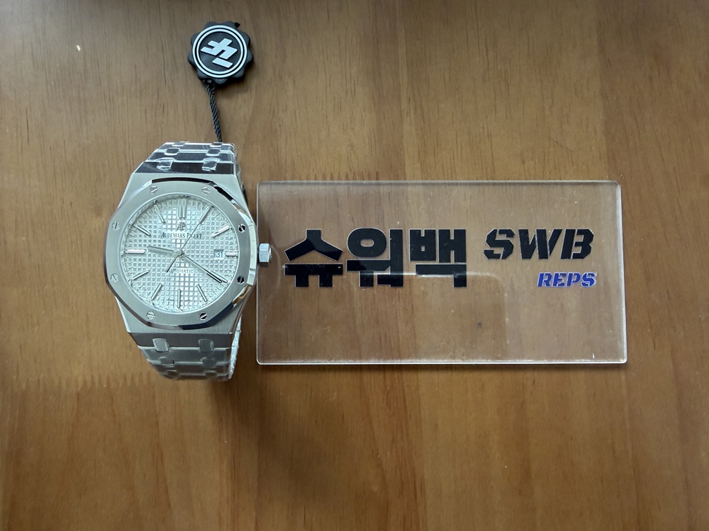 [ZF] 오데마피게 로얄오크 15400 화이트다이얼 브슬-SWB22