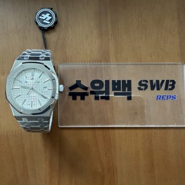 [ZF] 오데마피게 로얄오크 15400 화이트다이얼 브슬-SWB22