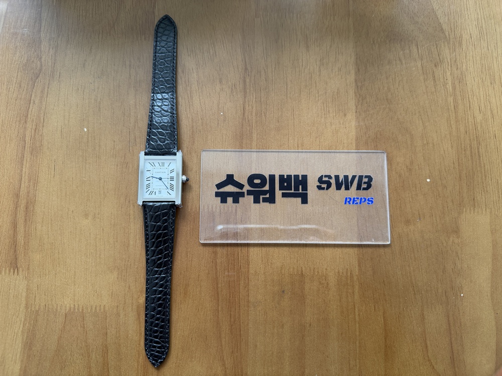 [AF] 까르띠에 탱크솔로 31MM 악어-SWB25