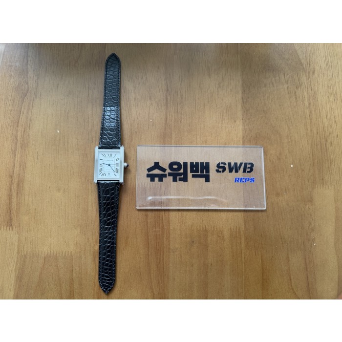 [AF] 까르띠에 탱크솔로 31MM 악어-SWB25