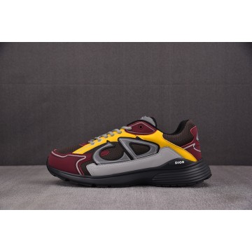 [BQ] 디올 B30 카운트다운 스니커즈 딥 버건디 옐로우 (남여공용)