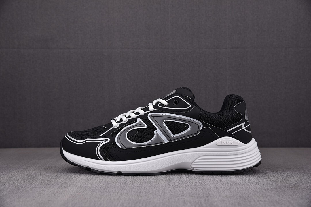 [BQ] 디올 B30 카운트다운 스니커즈 블랙 화이트 (남여공용)