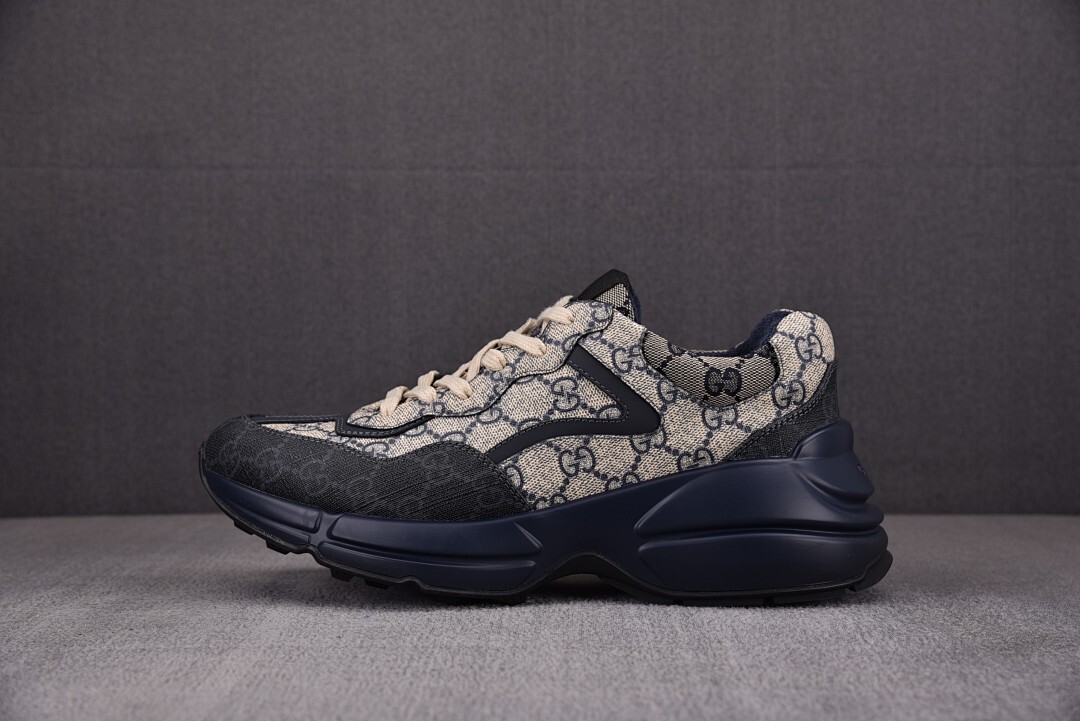 [ZG] 구찌 롸이톤 스니커즈 블루 베이지 (남여공용)