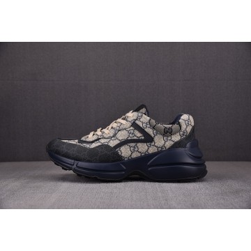 [ZG] 구찌 롸이톤 스니커즈 블루 베이지 (남여공용)