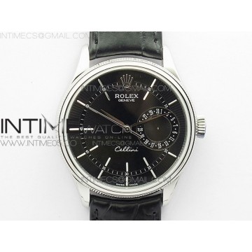 [BP] 셀리니 50519 리얼데이트 블랙다이얼 가죽스트랩 SA3165