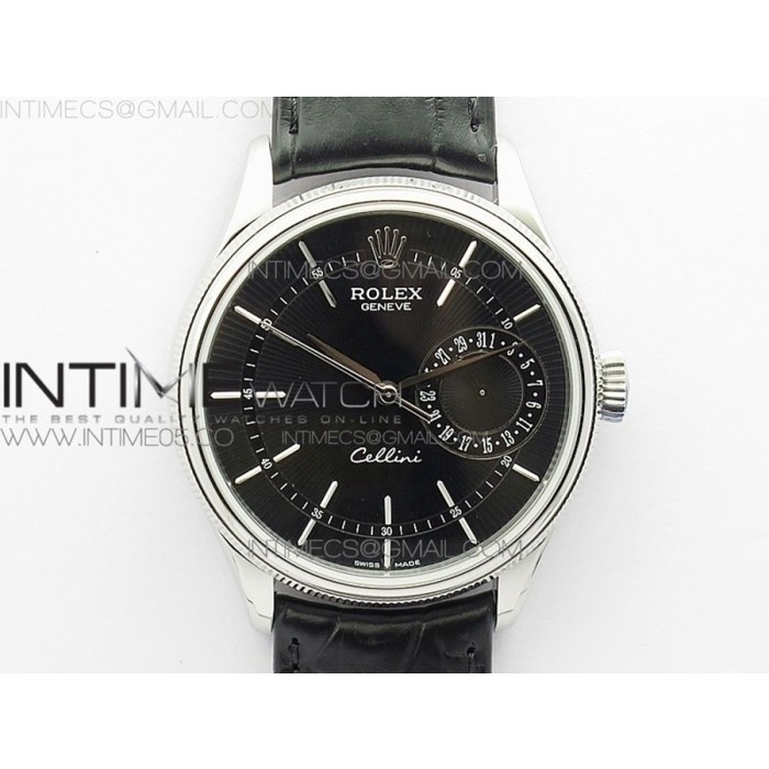 [BP] 셀리니 50519 리얼데이트 블랙다이얼 가죽스트랩 SA3165