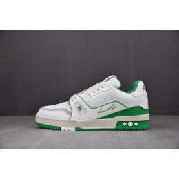 [ZG] 루이비통 LV 트레이너 스니커즈 화이트 그린 (남여공용)