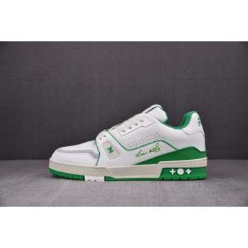 [ZG] 루이비통 LV 트레이너 스니커즈 화이트 그린 (남여공용)