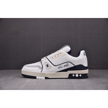 [ZG] 루이비통 LV 트레이너 스니커즈 화이트 마린 (남여공용)