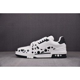 [ZG] 야요이 쿠사마 x 루이비통 LV 트레이너 스니커즈 블랙 (남여공용)