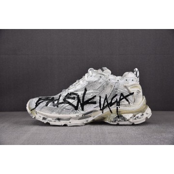 [XA] 발렌시아가 러너 그래피티 스니커즈 화이트 (남여공용)