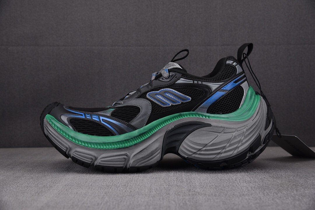 [XA] 발렌시아가 10XL 스니커즈 블랙 그린 (남여공용)