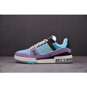 [BQ] 루이비통 LV 트레이너 스니커즈 블루 퍼플 (남여공용)