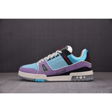 [BQ] 루이비통 LV 트레이너 스니커즈 블루 퍼플 (남여공용)