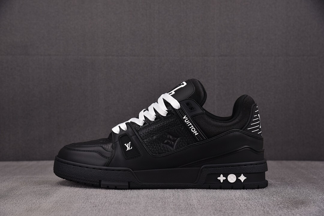 [BQ] 루이비통 LV 트레이너 스니커즈 블랙 (남성용)