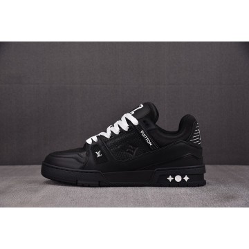 [BQ] 루이비통 LV 트레이너 스니커즈 블랙 (남성용)