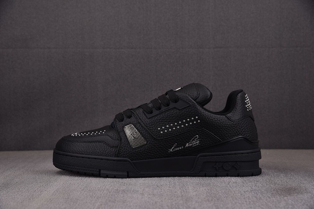 [BQ] 루이비통 LV 트레이너 스니커즈 블랙 (남성용)