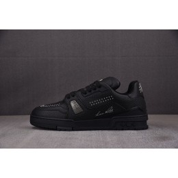 [BQ] 루이비통 LV 트레이너 스니커즈 블랙 (남성용)