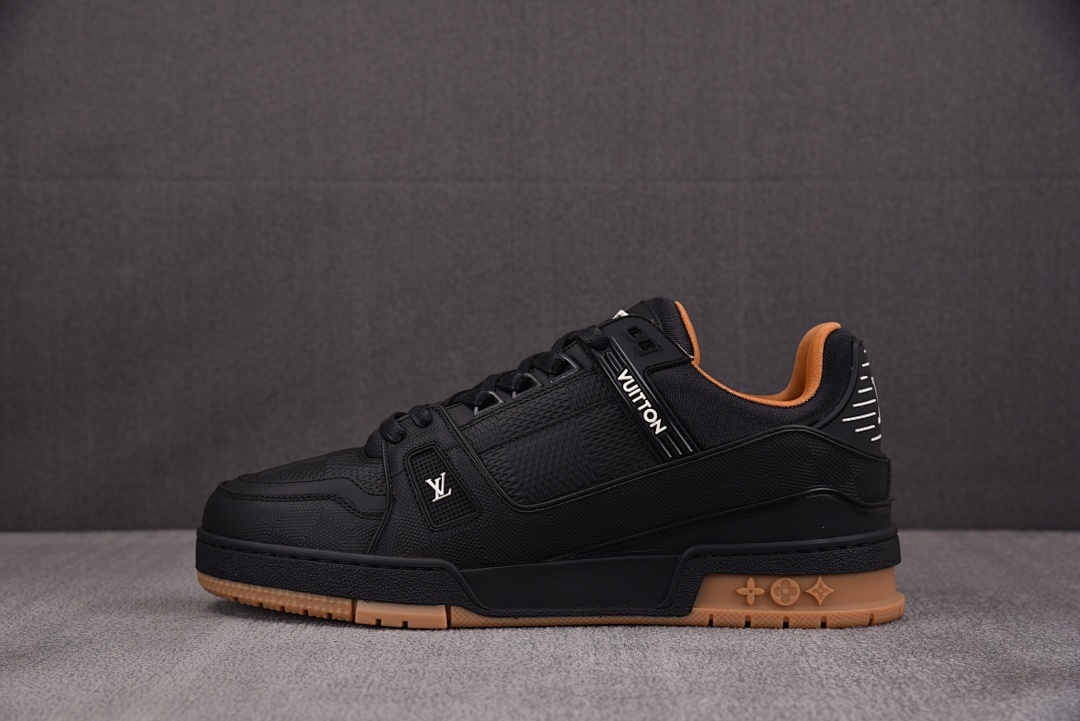 [BQ] 루이비통 LV 트레이너 스니커즈 다미에 블랙 브라운 (남성용)