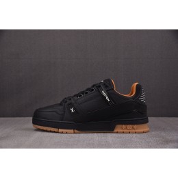 [BQ] 루이비통 LV 트레이너 스니커즈 다미에 블랙 브라운 (남성용)