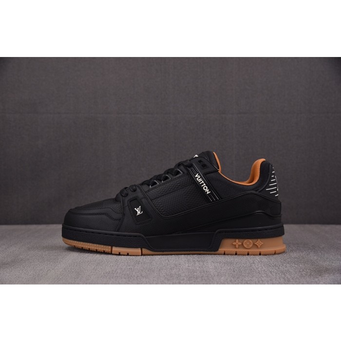 [BQ] 루이비통 LV 트레이너 스니커즈 다미에 블랙 브라운 (남성용)