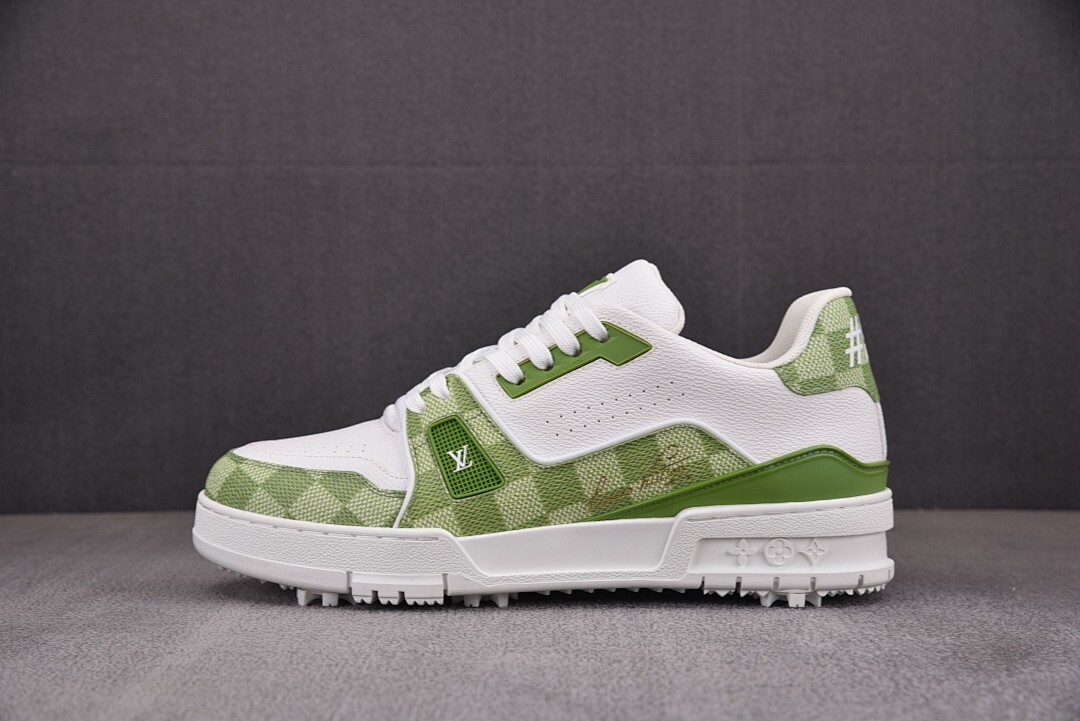[BQ] 루이비통 LV 트레이너 스니커즈 그린 (남성용)