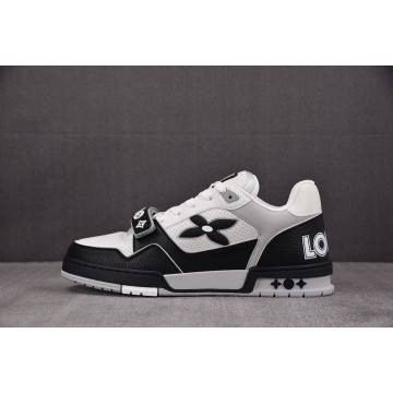 [BQ] 루이비통 LV 트레이너 벨크로 스니커즈 블랙 (남성용)