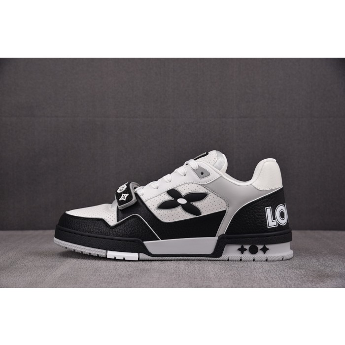 [BQ] 루이비통 LV 트레이너 벨크로 스니커즈 블랙 (남성용)