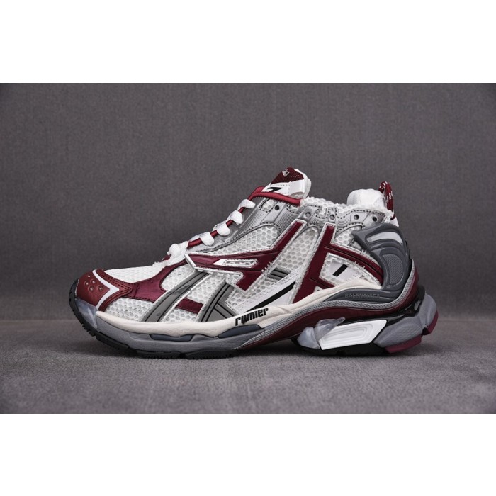 [OK] 발렌시아가 러너 스니커즈 그레이 버건디 (남여공용)