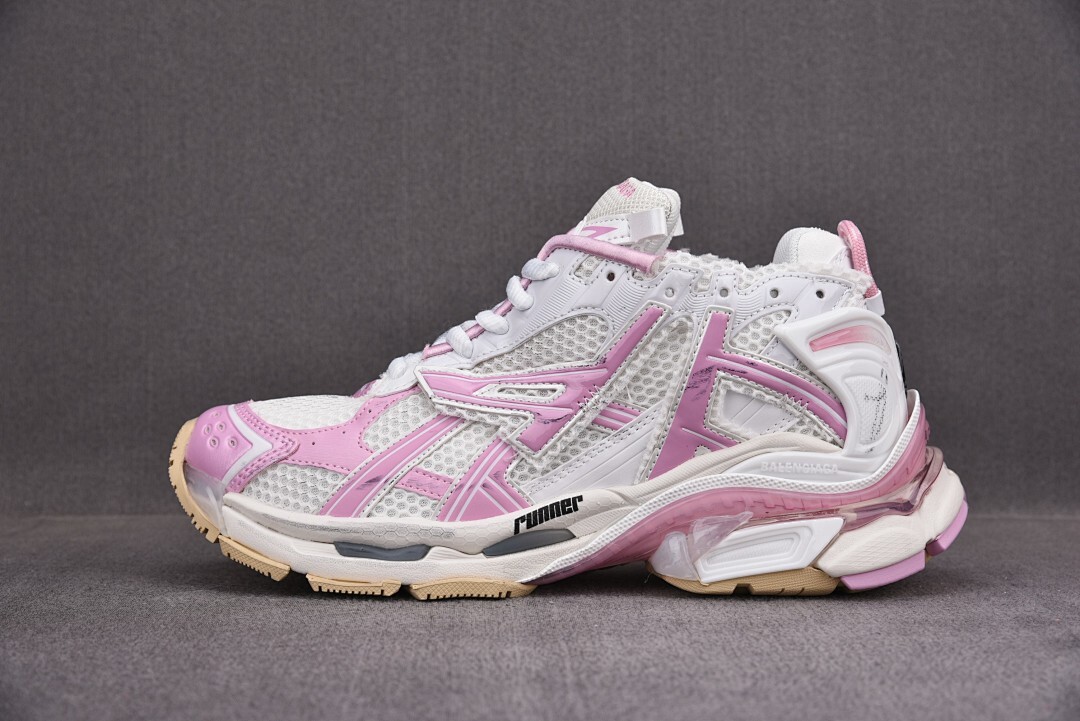 [OK] 발렌시아가 러너 스니커즈 핑크 화이트 (여성용)