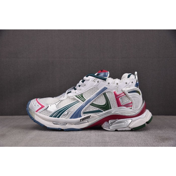 [OK] 발렌시아가 러너 스니커즈 화이트 다크 그린 (남여공용)