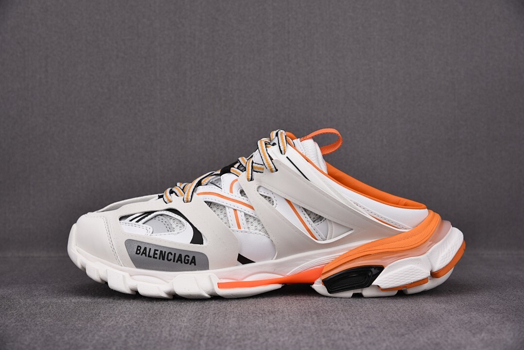 [OK] 발렌시아가 트랙 뮬 화이트 오렌지 (남여공용)