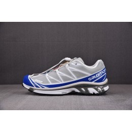 [M] 살로몬 XT-6 트레일 러닝화 화이트 펄 블루 (남여공용)