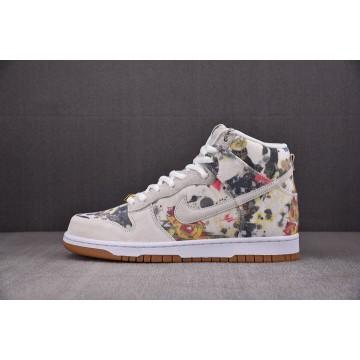 [S2] 슈프림 x 나이키SB 덩크 하이 QS 라멜지 화이트 (남여공용)