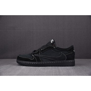 [FK] 트래비스 스캇 x 조던1 로우 레트로 OG SP 블랙 팬텀 (남여공용)