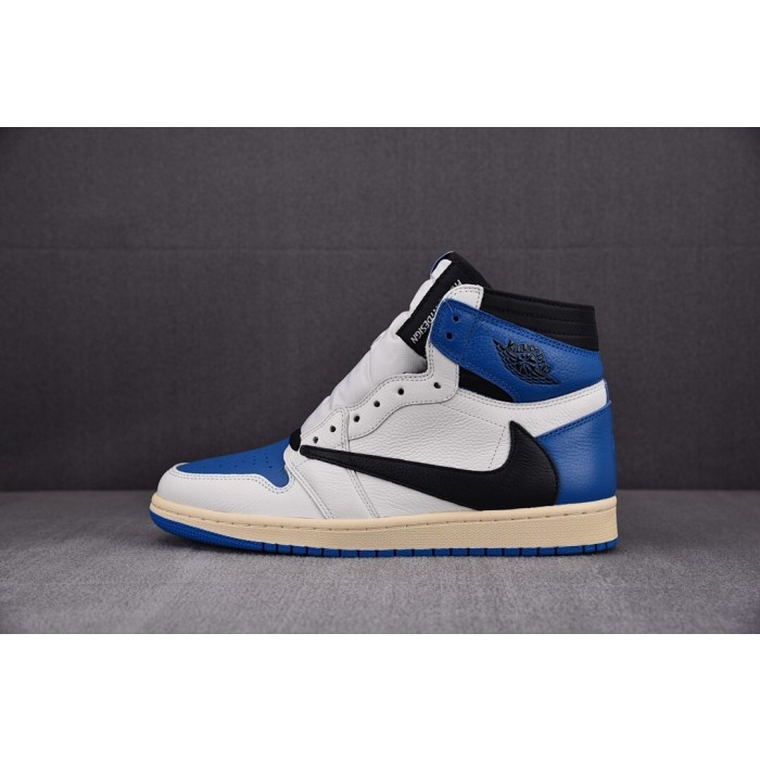 [FK] 트래비스 스캇 x 프라그먼트 x 조던1 하이 레트로 OG SP 밀리터리 블루 (남여공용)