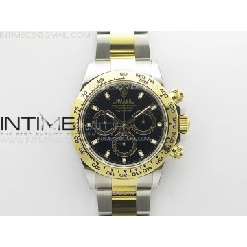 [BTF] 롤렉스 116523 데이토나 콤비 블랙다이얼 스틸브레이슬릿 SA4130