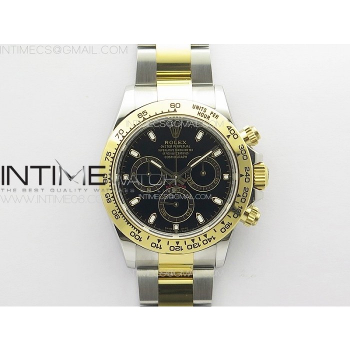 [BTF] 롤렉스 116523 데이토나 콤비 블랙다이얼 스틸브레이슬릿 SA4130