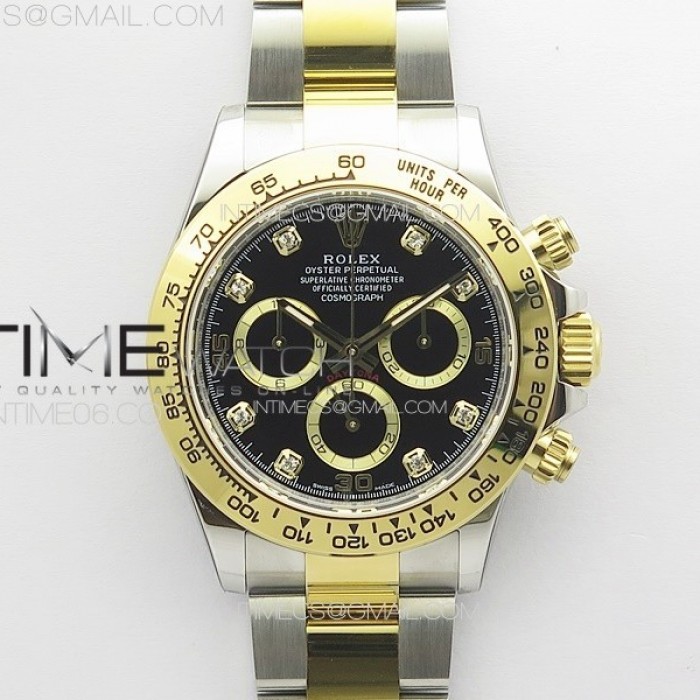 daytona116523btf11bestedition904lsscaseandbraceletblackdialcrystalsmarkerssa41301