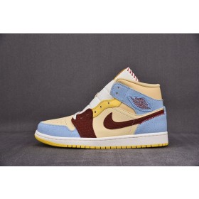 [CJ] 메종 샤또 루즈 x 조던1 미드 SE 피어리스 (남여공용)