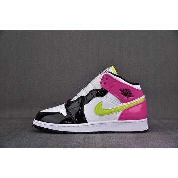 [CJ] 조던1 미드 GS 블랙 사이버 핑크 (여성용)