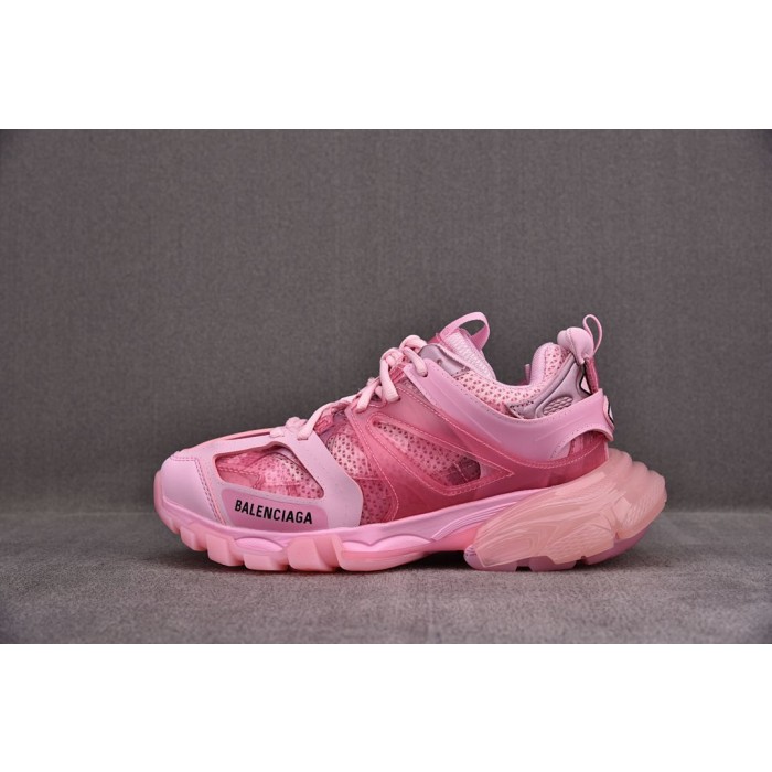 [OK] 발렌시아가 트랙 스니커즈 핑크 클리어솔 (여성용)