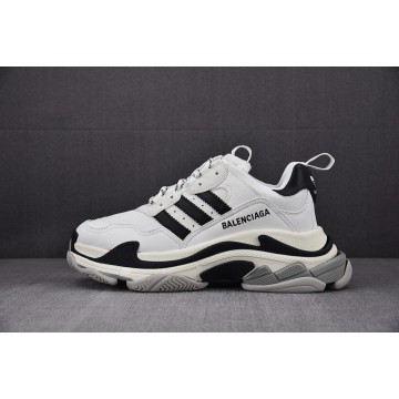 [OK] 아디다스 x 발렌시아가 트리플S 스니커즈 화이트 블랙 (남여공용)