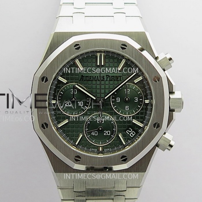 royaloakchrono2624050thssv2ddf11besteditiongreendialonssbraceletsuperclonedd44011